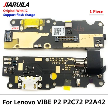 Doko Jungtis Micro USB Įkroviklio Įkrovimo lizdas Flex Kabelis, Mikrofonas Valdybos Lenovo VIBE P2 P2C72 P2A42