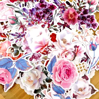 Akvarelė meilužio širdį lipdukas Mielas Valentino Rose užsakymą Stiker planuotojas lipdukai scrapbooking raštinės reikmenys pegatinas naklejki