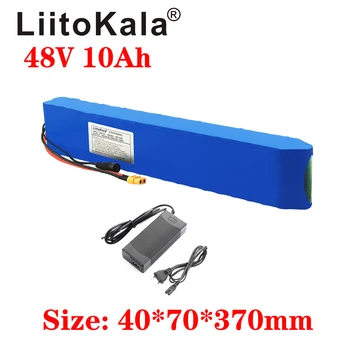LiitoKala 48V E-bike baterija 48v 10ah 18650 li-ion baterija dviratį konversijos rinkinys 1000w XT60 kištuko + 54.6 v 2A Įkroviklis