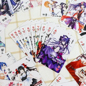 DATA GYVENTI Tokisaki Kurumi Kotori Itsuka Anime Pokerio Kortų Žaidimas Šeimos Atostogų Šalis Kortos Cosplay Denio kartono