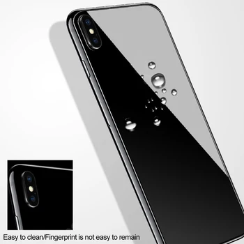 Grūdintas Stiklas Telefono Atgal Apsauginė Plėvelė iPhone 7 8 Plus XS Max 11 Pro Max