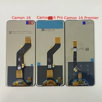 Už Tecno Camon 16 CE7 CE7j LCD Ekranas Jutiklinis Ekranas skaitmeninis keitiklis Skirtas Tecno Camon 16 Pro CE8 LCD Ekranas Camon 16 