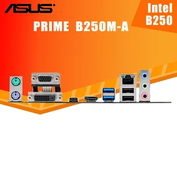LGA 1151 Asus PRIME B250M-motininės Plokštės DDR4 64GB PCI-E 3.0 M. 2 SATA HDMI VGA DVI Darbalaukio B250 Placa-Mãe 1151 Micro ATX Naudotas