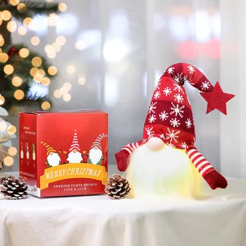 Gnome Kalėdų Beveidis Lėlės Linksmų Kalėdų Dekoracijos Namų Cristmas Ornamentu Kalėdos Navidad Gimdymo Naujųjų Metų 2022