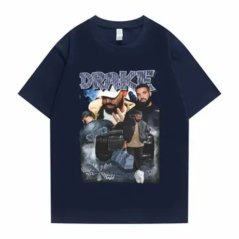Mados Spausdinti Sertifikuota Lover Boy Albumas Mens Tee Hip-Hop Reperis Drake Berniukų T-shirt Mens Lil Kūdikių marškinėliai Scott Travis Streetwear