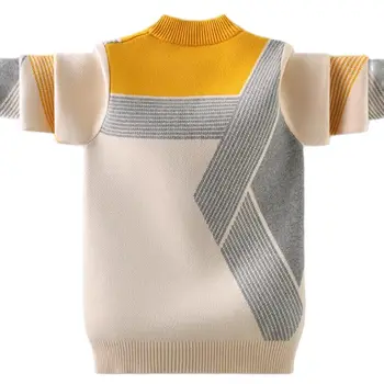 Berniukų drabužiai aukštos kokybės patogūs megztiniai paauglių megzti marškinėliai žiemą šiltas megztinis 4-16Y vaikai pavasarį-žiemos puloveriai