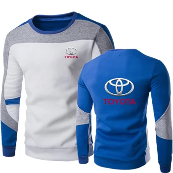 Toyota Automobilių 2021 Naujas Vyrų Mados Užtrauktukas Hoodie Pavasarį, Rudenį Aukštos Kokybės Grynos Spalvos, ilgomis Rankovėmis su Gobtuvu Megztinis Palaidinukė +7