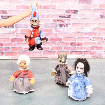 Pėsčiomis Lėlės Siaubo Helovinas Dekoracijas, Rekvizitą Žėrintis Vaiduokliai Labai Baisu Haunted House Apdailos Prop Baras Šalis Sudėtinga Žaislas Zombie