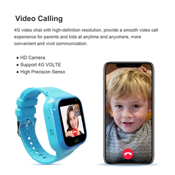 4G Vaikai Tracker Smart Laikrodžiai Telefonas atsparus Vandeniui Realaus Laiko Vietos Kamera Vaizdo Skambučių SOS LBS WIFI SIM Kortelių Tinklo Dovana LT36