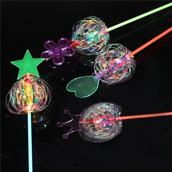 Juokinga, Stebuklinga Žaislų Putojantis Veleno Lazdelė Nuostabi Pasukti Spalvinga Burbulo Formos Glow Stick Toys Kid Vaikams Dovanų PR Pardavimas
