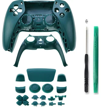 PS5 Valdytojas Armijos Žalioji Būsto Korpuso Pakeitimas Padengti Faceplate Priekio Atgal Atveju Mygtukai Dekoratyvinės Juostelės Playstation 5