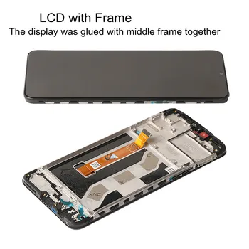LCD Realme 6i RMX2040 LCD Ekranas su Frame skaitmeninis keitiklis 5 Lietimo Taškus, Ekrano Pakeitimo KOLEGA Realme 6i 6 i 6.5 colių