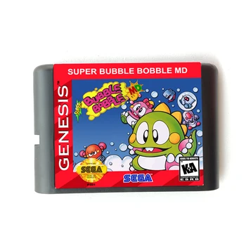 Super Bubble Bobble 16 bitų MD Atminties Kortele Sega Mega Drive 2 SEGA Genesis Megadrive