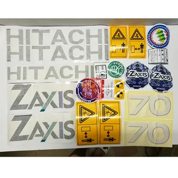 Hitachi zax70/120/200/230/270/330/470-6 visą ekskavatorių lipdukas, decal kasimo lokomotyvų ženklu digger sunkioji mašina