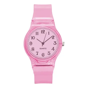 Skaidrus Laikrodis Silicio Žiūrėti Moterų Sporto Atsitiktinis Kvarciniai Laikrodžiai Naujovė Kristalų Ponios Laikrodžiai Animacinių Filmų Reloj Mujer N50