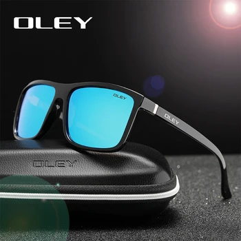 OLEY Poliarizuoti Akiniai nuo saulės Vyrams, prekės dizaineris Retro Aikštėje Saulės Akiniai Priedai Unisex vairavimo akiniai oculos de sol Y6625