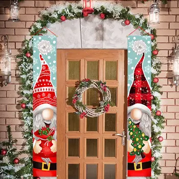 Linksmų Kalėdų Durų Kabo Reklama Kalėdų Ornamentu Cristmas, Papuošalai, Namų Lauko Kalėdų Dekoro 2021 Navid Naujųjų Metų Dovana