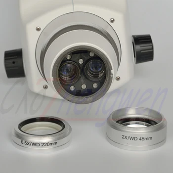 Naujas ArriveScientific 8X-50X 4X-100X Žiūronų Zoom stereo mikroskopas, Galvos Elektronika