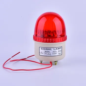 LTE-5071J Raudona Geltona Mėlyna Žalia LED Blykste Lengvosios Pramonės Laidinio Signalo Bokšto Įspėjimo Lemputė su Garso DC12/24V 110V/220CAC
