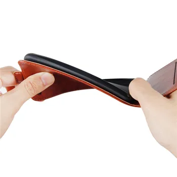 2021 Vertikalus Flip Case For Xiaomi Poco X3 NFC Atvejais, atsparus smūgiams Silikoninis + Odos Padengti POCO X3 Atveju X 3 Pro 2021 / 2020
