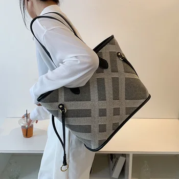 Crossbody petį krepšys moterims prabangos prekės rankinės 2021 mados moterų canvas tote batono maišelį dizaineris messenger kibirą, maišą