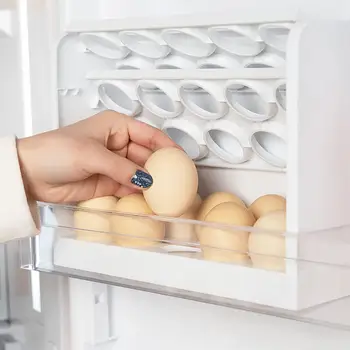 Plastikinės Sandėliavimo Kiaušinių Laikymo Dėžutė Kūrybos Patogus, Gražus ieško Kiaušinių Laikiklį Maisto Konteinerių Saugojimo Bylos Namuose plastikinę Dėžutę