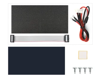 Waveshare RGB Full LED Matrica Skydelis, 64×32 Taškų, Reguliuojamas Ryškumas, Palaiko Aviečių Pi, Pi Pico, ESP32..