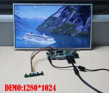 Rinkinys LTN156AT23-W01/C01/B01/801 1366x768 M. NT68676 LCD LED Monitorius HDMI+DVI+VGA Valdiklio plokštės 40pin Ekranu Skydelis