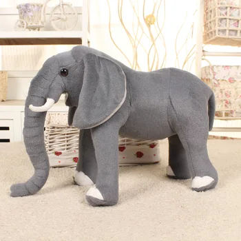 Didmeninė modeliavimas dramblys pliušinis žaislas, lėlė Fotografijos rekvizitai Animacinių filmų stendas, Įdaryti dramblys kambarį dekoruoti ornamentais