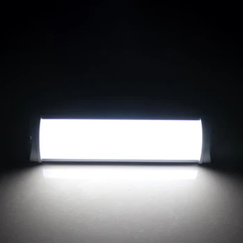 10W Automobilio Salono Led Šviesos Juosta 72 LED Baltos Šviesos Vamzdis su Jungikliu Furgonas Sunkvežimis Sunkvežimis RV už Kemperis Valtis Patalpų lubų šviesos