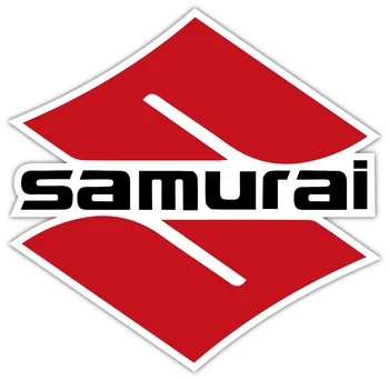 Už Suzuki Samurai Retro Vintage Logotipas Vinilo Lipdukas, Decal Cornhole Automobilių, Sunkvežimių Sienos