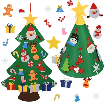 PASIDARYK pats Jaučiau, Kalėdų Eglutė Naujųjų Metų Dovanos Vaikams Džiaugtis Dirbtinio Medžio Sienos Kabantys Papuošalai Kalėdų Šalies Namų Dekoro Prekių
