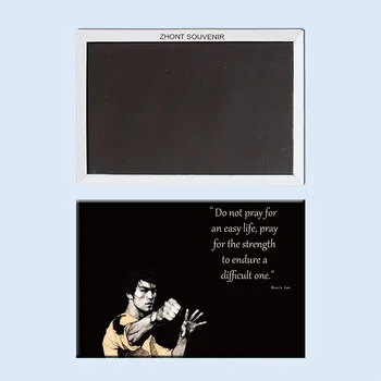 Citata iš Bruce Lee, Šaldytuvas Magnetai, Suvenyrų Kolekcija 21812 Įdomus Derliaus dizaino