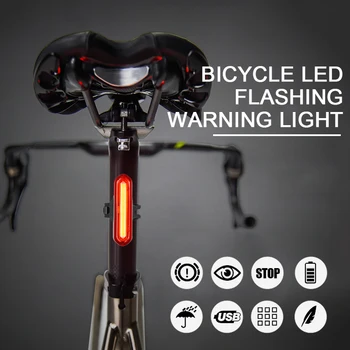 Lauko Dviračių Šviesos Veikia LED Lempos Mtb Atgal Uodegos Šviesos Žibintuvėlis Dviračių Saugos Įspėjimas, Dviračių Priedai Bicicleta Lempos