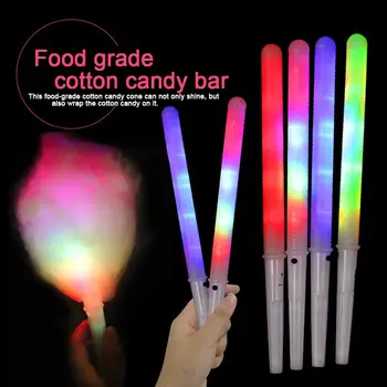 Šalis Fluorescencijos Švyti Lazdos Cotton Candy Spurgų Spalvinga Žėrintis Marshmallo Lazdos Kalėdų Juostoje Namuose Šalis Apdaila