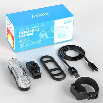 USB Įkrovimo dviračių uodegos šviesos Naktį jojimo mirksinti įspėjamoji lemputė už kalnų dviračiai Įspėjamoji lemputė jojimo įranga