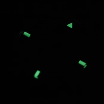 ženklas 17 41mm Žiūrėti Atveju rinkinys TINKA 2892 Judėjimo piloto stiliaus didelis ciferblatas žalios šviesos