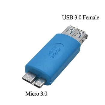 YuXi USB 3.0 Type A Male Female USB 3.0 Micro B Male Plug Jungtis USB3 Adapteris.0 Konverteris Adapterio AM Micro B
