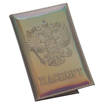 2019 NAUJŲ Užsienio prekybos Rusija lazerio paso įrašą veidrodis blizgus paso knygos blizgus bilieto turėtojas kelionės paprastas pasas atveju
