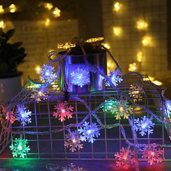 Kalėdų dekoracijos namų Snaigės LED Šviesos kalėdų eglučių papuošalai Navidad Kerst Kalėdų Dovanos naujieji Metai apdaila
